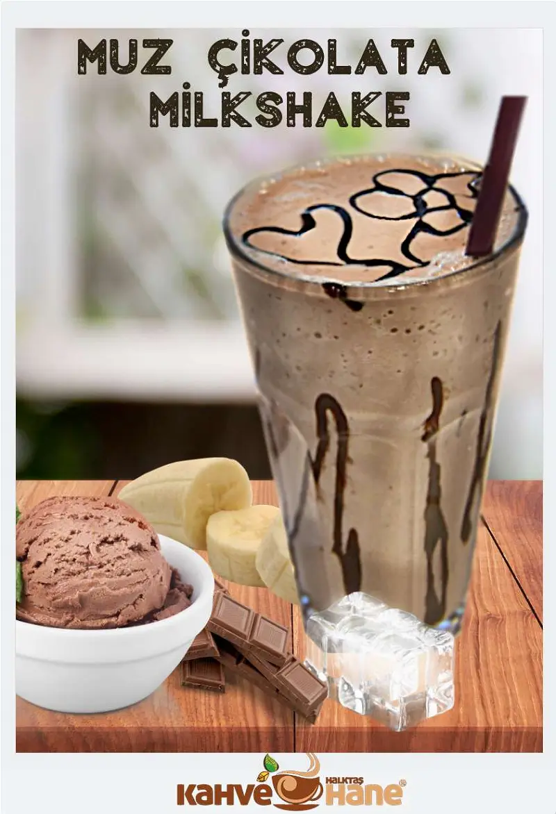 Muz Çikolata Milkshake