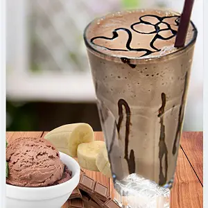 Banana Chocolate Milkshake